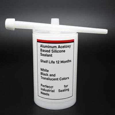 Aluminum Acetoxy Based Silicone Sealant Shelf Life 12 Months in White Black and Translucent Colors Perfect for Industrial Sealing Needs