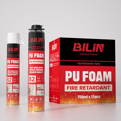 EI 240 Fire Rated Expanding Foam Sealant High Adhesion Fireproof PU Glue for Construction