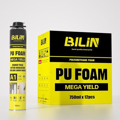 BILIN A1 高出力 拡張性 PU 泡スプレー 防音壁のために修復可能