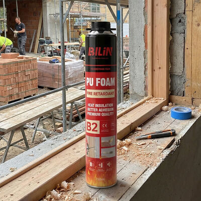 500ml 750ml エアロゾール 防火 PU 泡密封剤 卸売販売業者 OEM B1 防火 泡カートリッジ