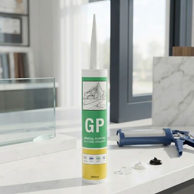 品質 迅速乾燥 GP シリコン密封剤 透明 白黒 多色 汎用密封粘着剤 工場